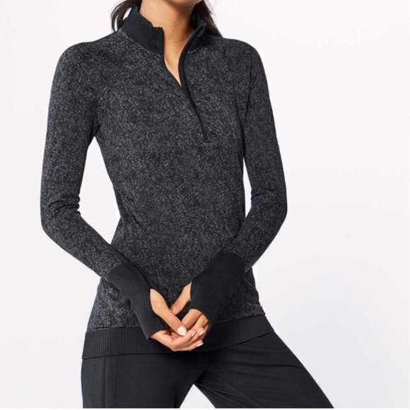 Lululemon Run Swiftly Tech Half Zip Pullover Thumbholes Athletic Top Size - Picture 1 of 10